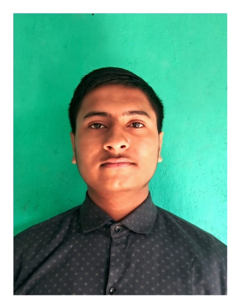 Portrait of Priyanshu Kumar Mishra, Field Associate at Murarijyoti Welfare Foundation.